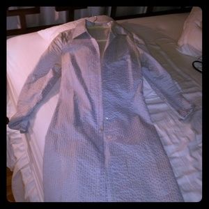 Long Fendi button down blouse